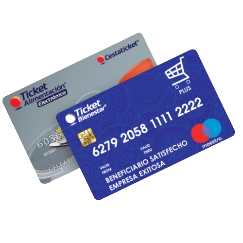 Tarjetas Cestaticket Edenred Ticket Bienestar Plus y Ticket Alimentacion